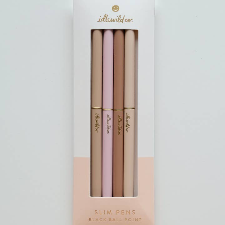 Idlewild Co. - Wholesale Pen - Slim Pens Set of Four | Spectrum Nude Blush