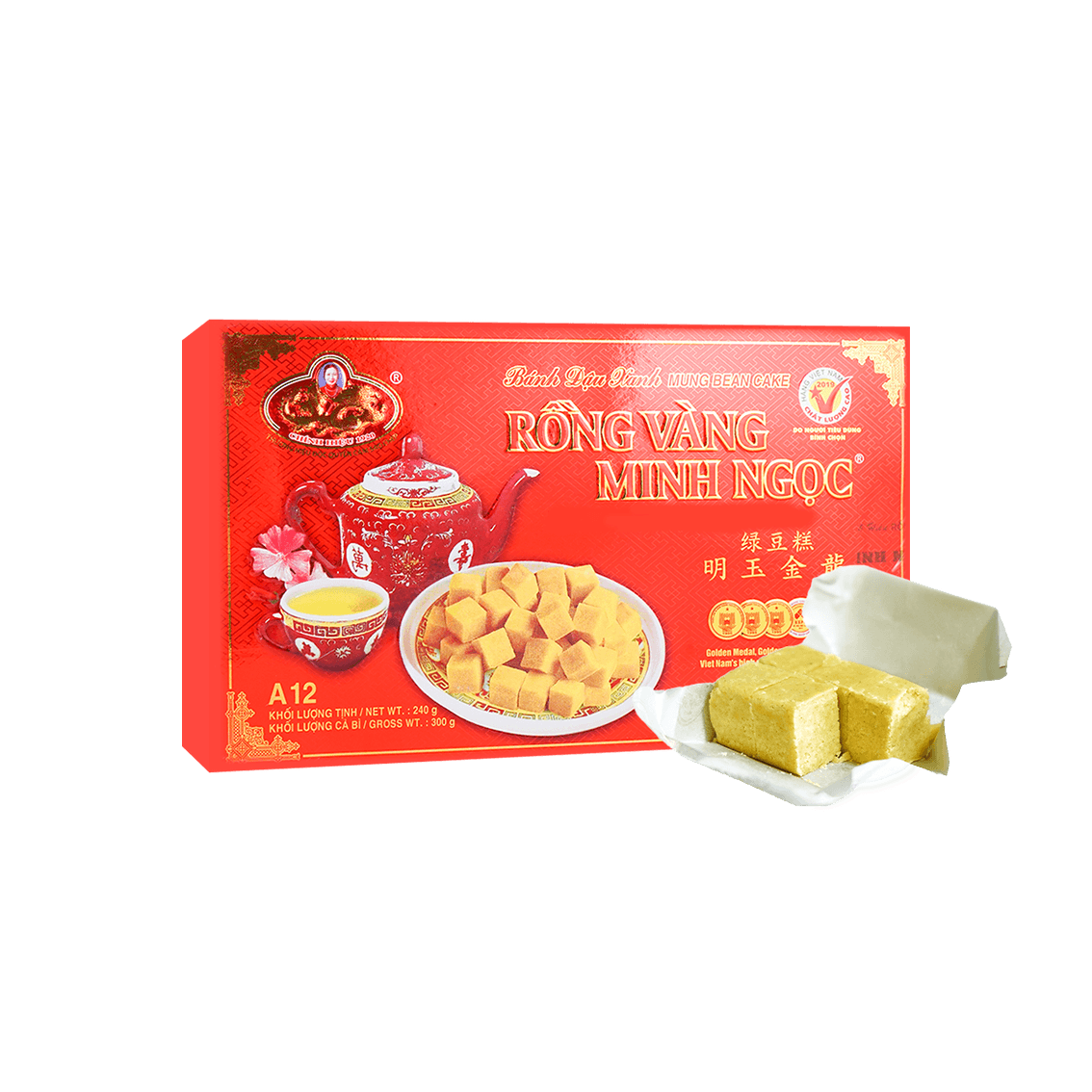 Yami - Wholesale Cookie - Chính Hiệu "Minh Ngoc" Mung Bean Cake 8.4 oz1