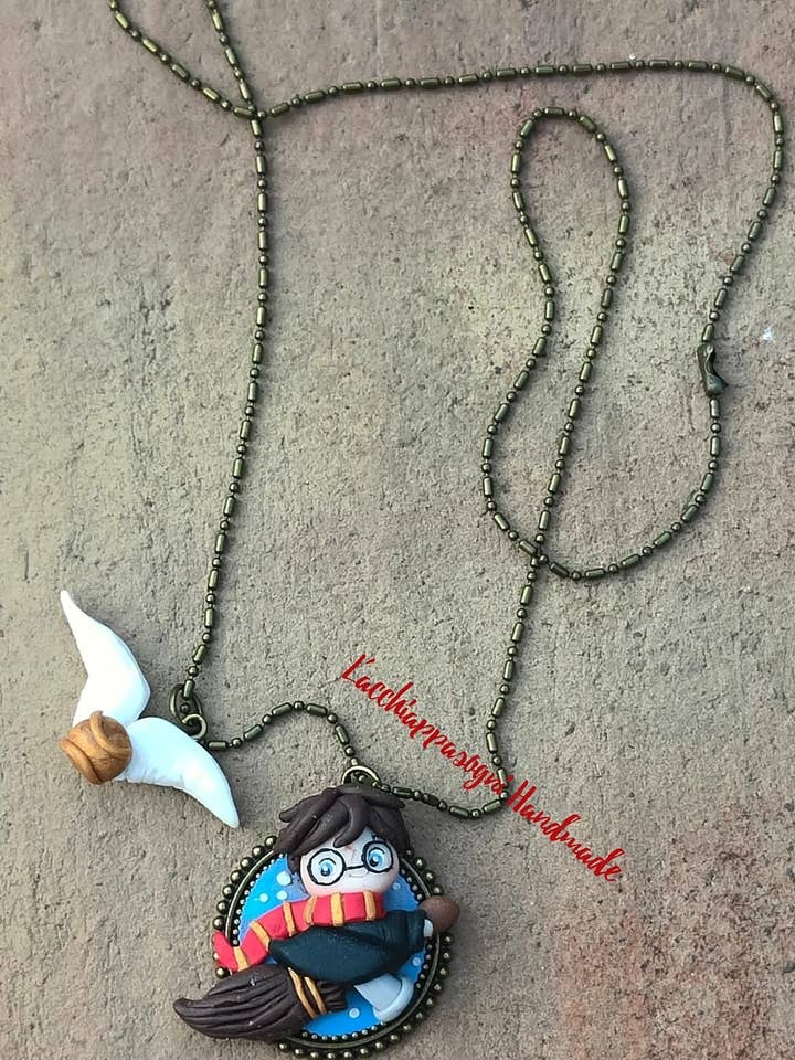 Harry Potter wizard necklace for wholesale by Acchiappasogni Handmade