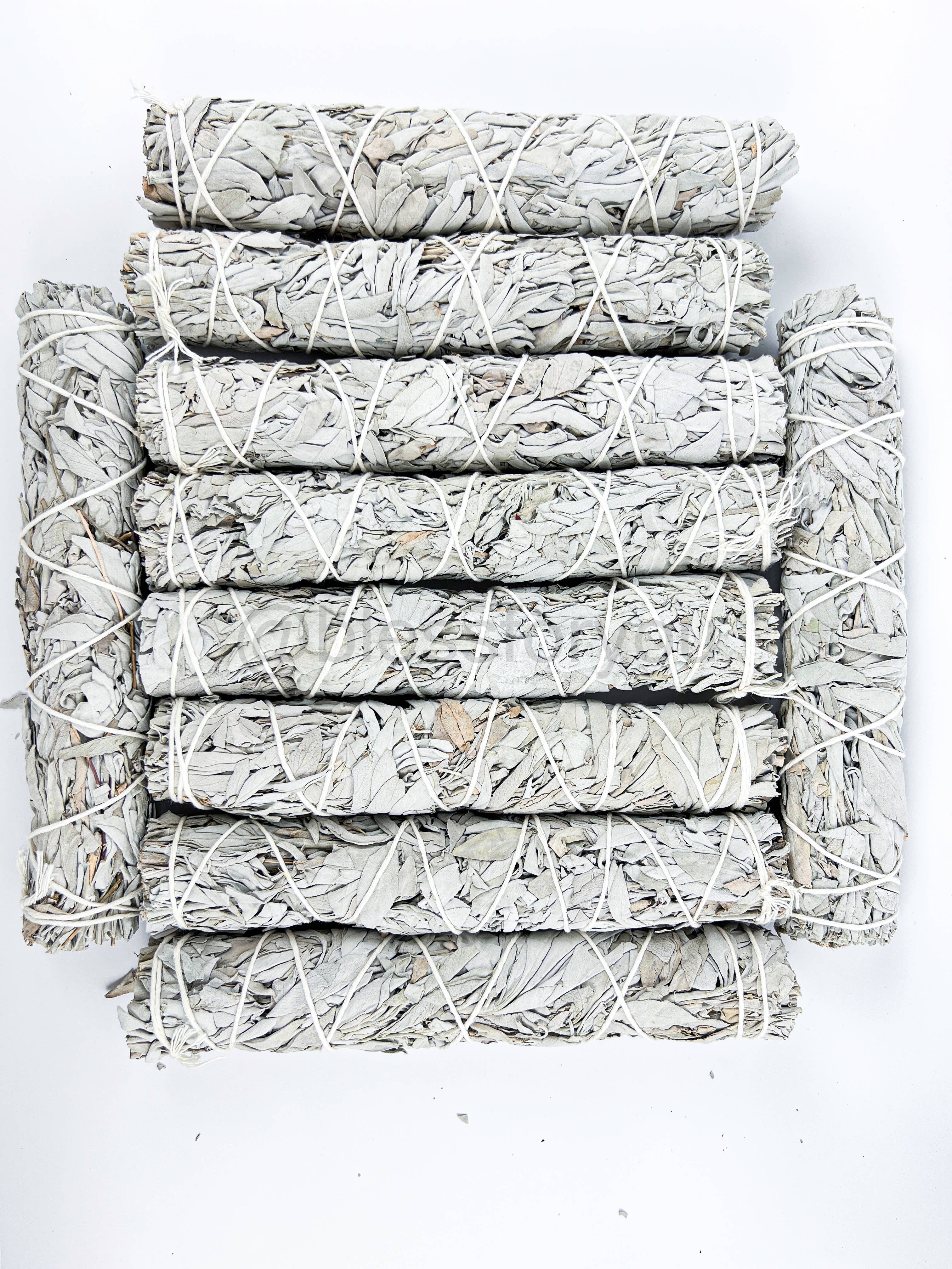 GREENROOTS USA LLC - Wholesale Sage Bundle - White Sage Smudge Stick 9" Jumbo HoUSe Cleansing Energy16