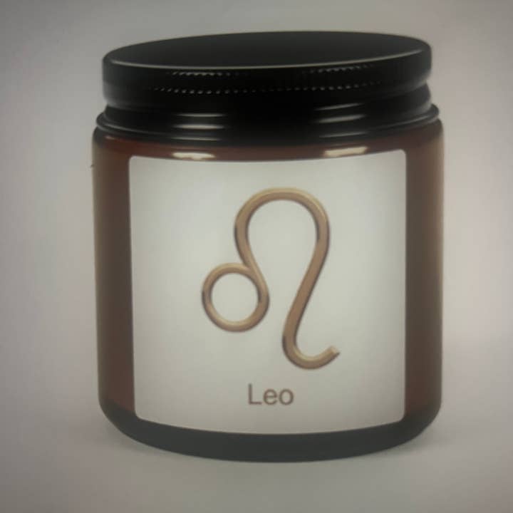 Scented Leo Zodiac Candle for wholesale by Charmed Abode Shoppe