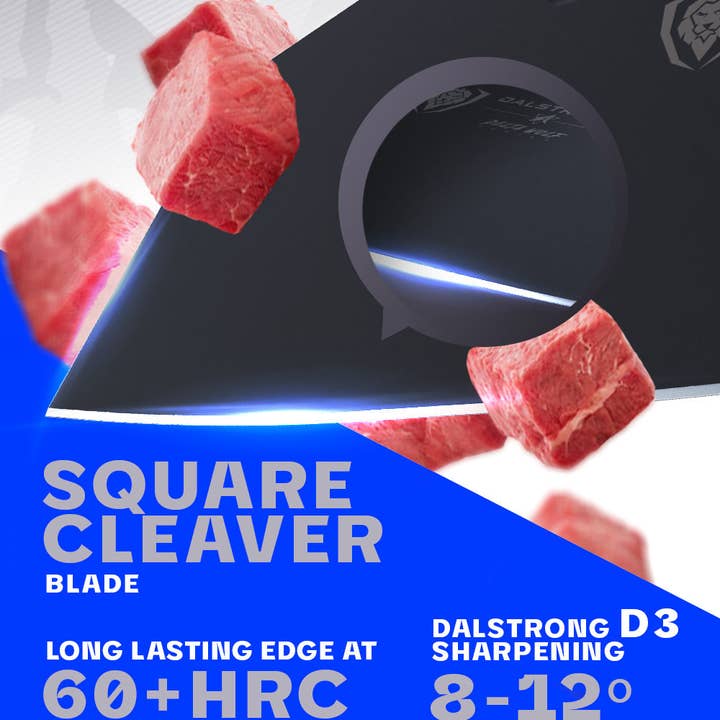 Dalstrong - Wholesale Kitchen/Utility Knife - Cleaver Knife 7" | Delta Wolf Series | Dalstrong ©1