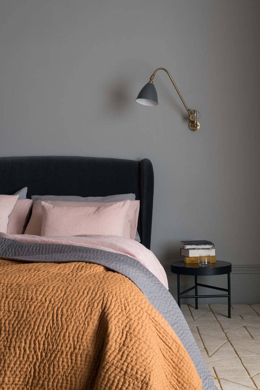 Ocre & Éboulis Jeté Kantha en voile en vente sur Faire1