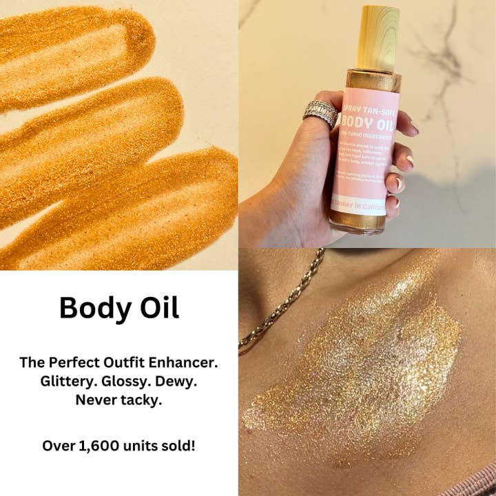 Bronze Palms Beauty - Wholesale Self-Tanner - Spray Tan Shimmer Body Oil Hydrating Glow Sensitive Skin1