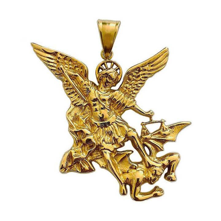 Gold XL Archangel Piece for wholesale by L A B A Y