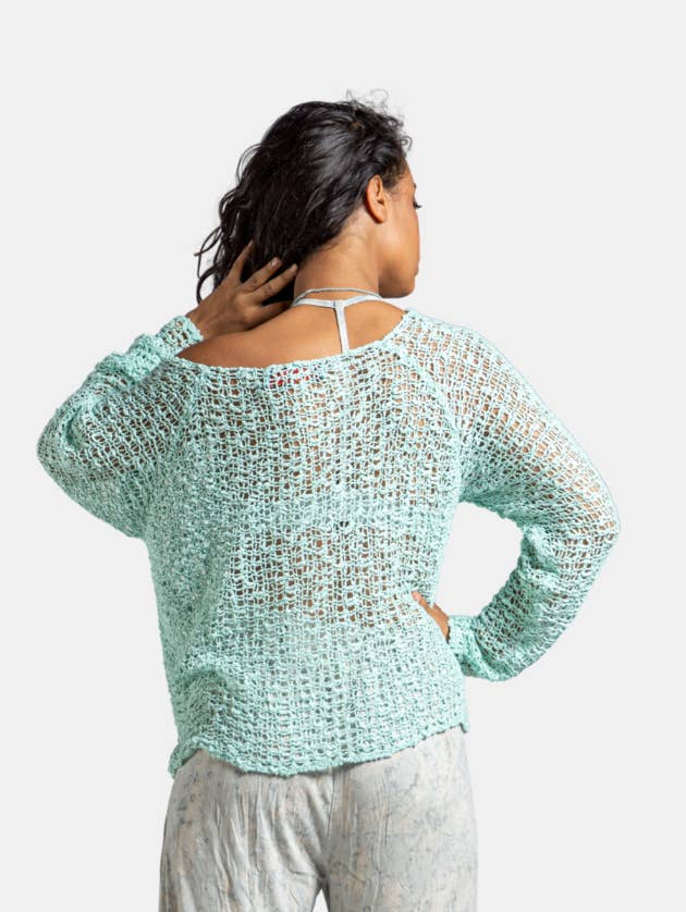 Hands To Hearts - Wholesale Tunic - Women's - Crocheted Long Sleeve Soul Warmer31