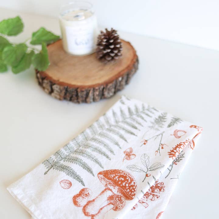 Highland Ridge | Handmade Home Decor - Wholesale Tea Towel - Forest Floor Tea Towel1