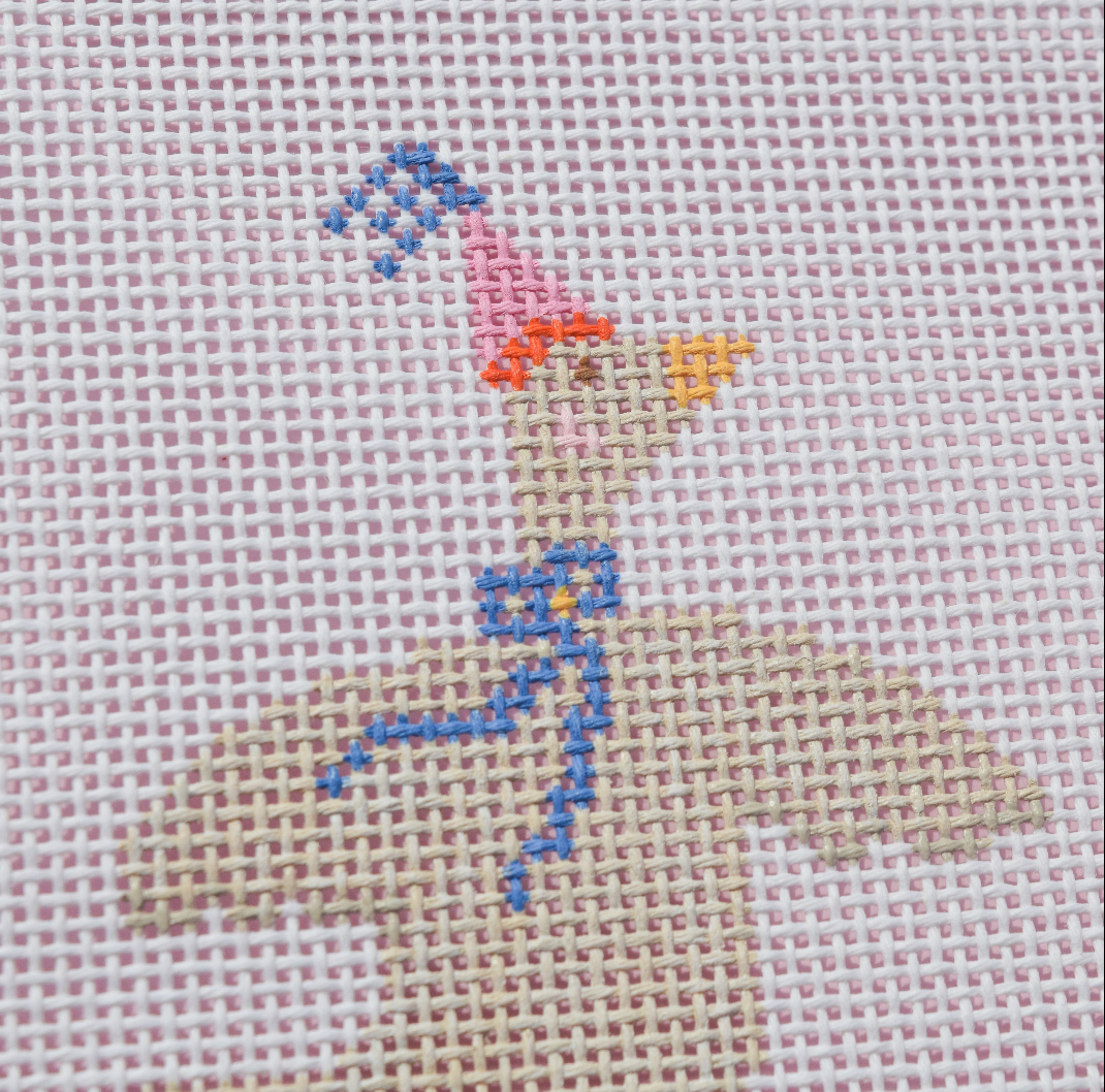 La Fete Needlepoint - Wholesale Embroidery/Cross Stitch Supplies - Party Animals - Goose Needlepoint Canvas1