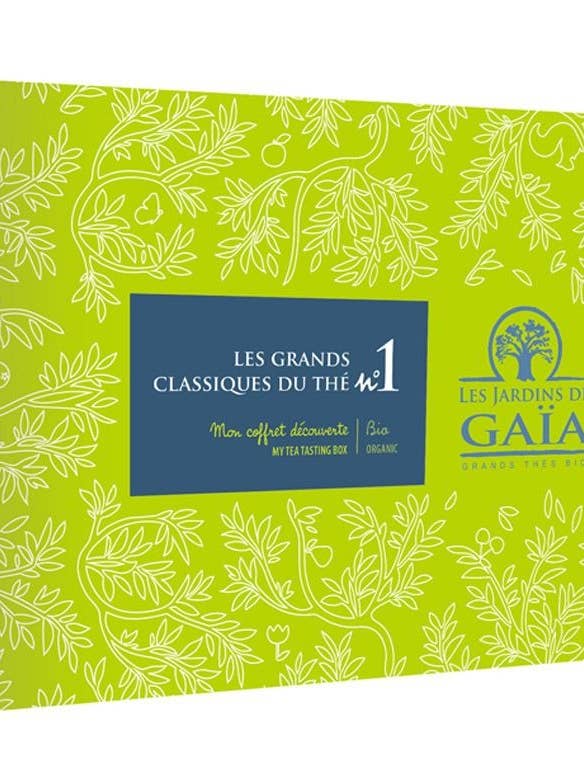 Min opdagelsesæske nr. 1 - tesmagning gaveæske for engroshandel hos Les Jardins de Gaïa / Terra Madre