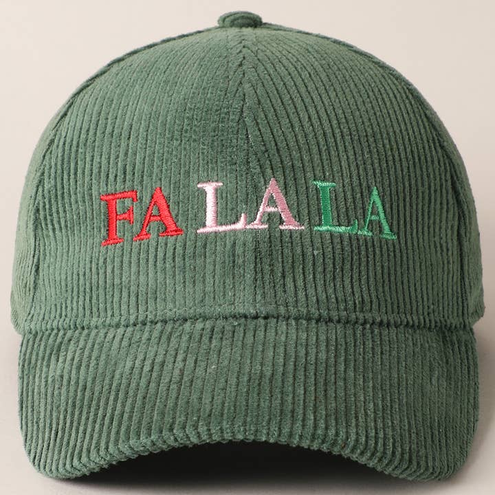 Fashion City - Wholesale Baseball Cap - Unisex - FALALA Colorful Embroidery Corduroy Cap