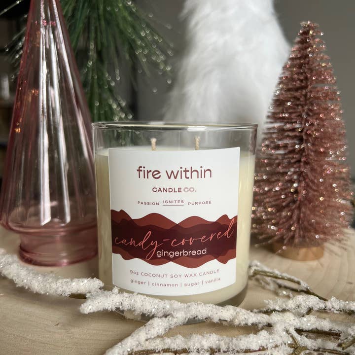 Fire Within Candle Company, LLC - Wholesale Jar/filled candle - Holiday Non-Toxic, Coconut-Soy Hand-Poured Christmas Candle4