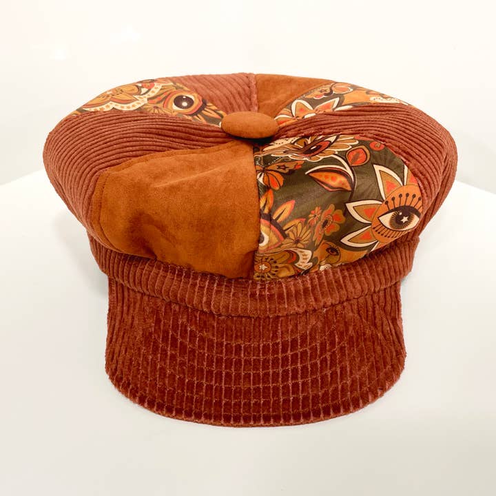 Stan and Gwyn – wholesale Newsboy/Schoolboy Hat - Dam – Baker pojke hatt, 60S platt mössa, De. Beatles Style Cap.1