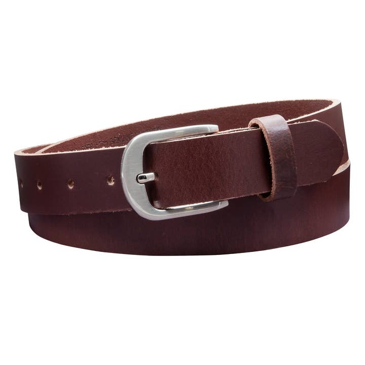 30 mm bälte tillverkat i Tyskland EH323-VL-mörkbrun för wholesale av A-Venten GmbH