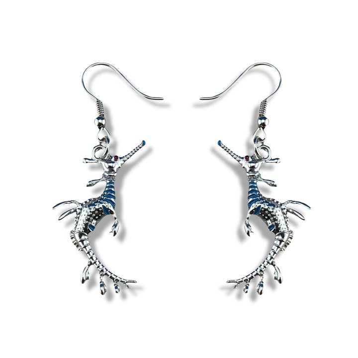 Earrings Weedy Seadragons for wholesale by Lucky Little Penguins