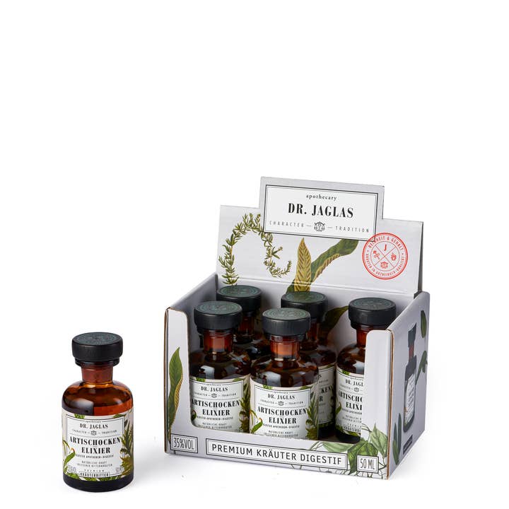 Dr. Jaglas - Wholesale Liqueur - Artichoke elixir liqueur + design gift box vegan10
