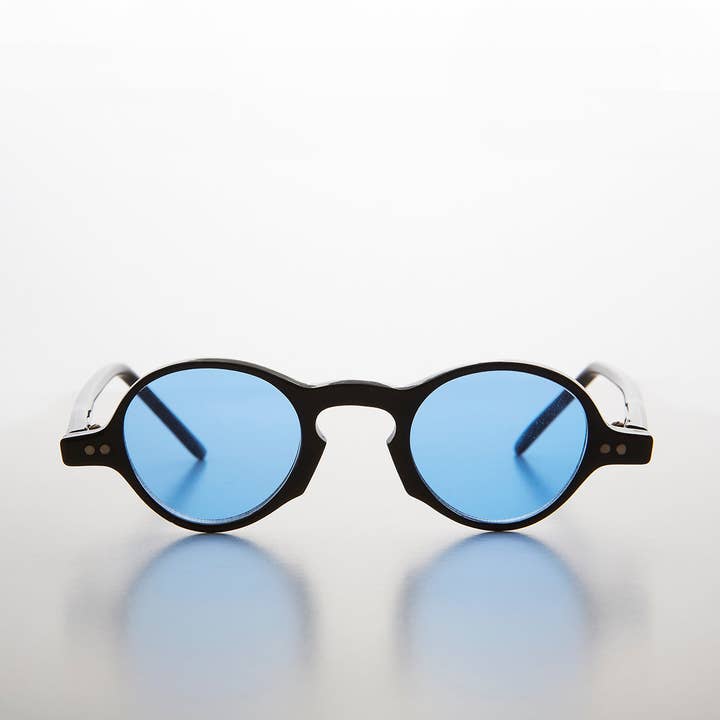 SUNGLASS MUSEUM - Wholesale Sunglasses – Unisex - Small Spectacle Sunglass with Color Tinted Lens - Augie2