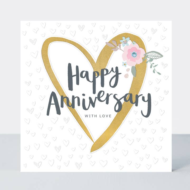 Peony - Happy Anniversary/Heart for wholesale by Rachel Ellen Designs