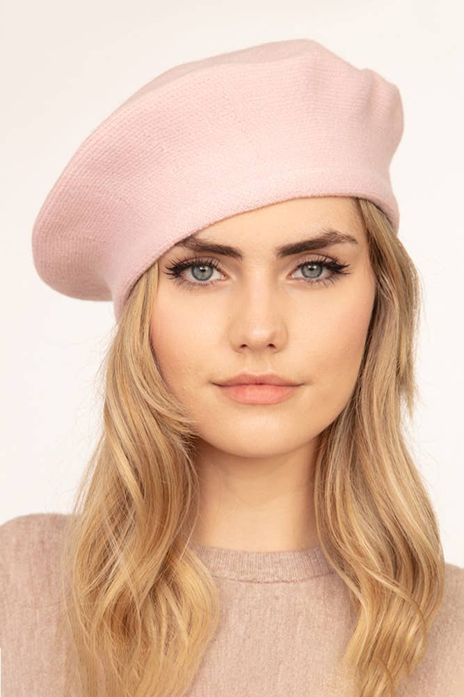 Hana – wholesale Beret – Women's – Stretchy Solid Color Beret26