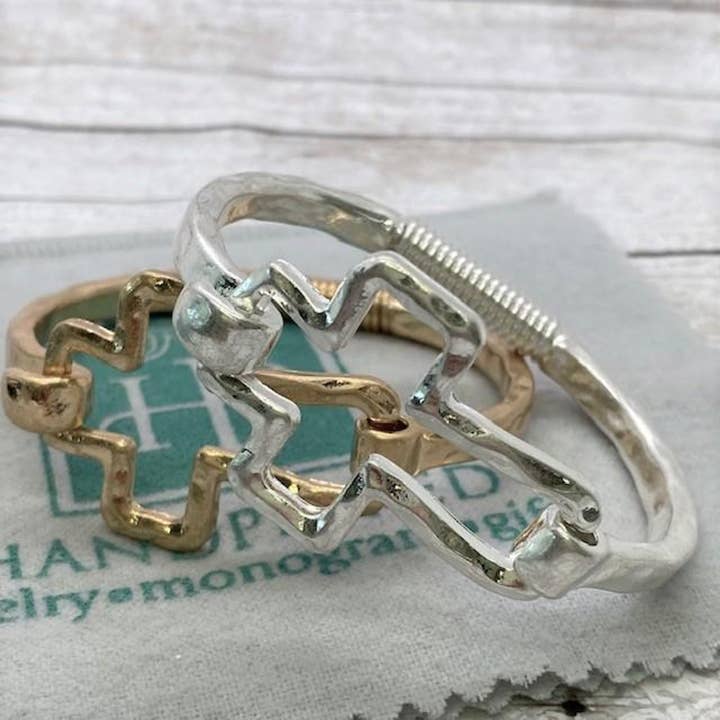 Cross Latch Bangle Bangle for wholesale by HandPicked