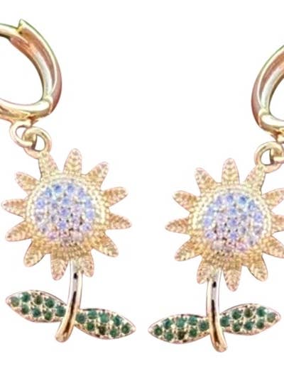 Pendiente girasol para venta al por mayor de Gemelli