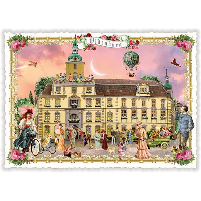 Actetre Deutschland Gmbh - Wholesale Postcard - City postcard, Oldenburg, Castle (Quer), PK1141