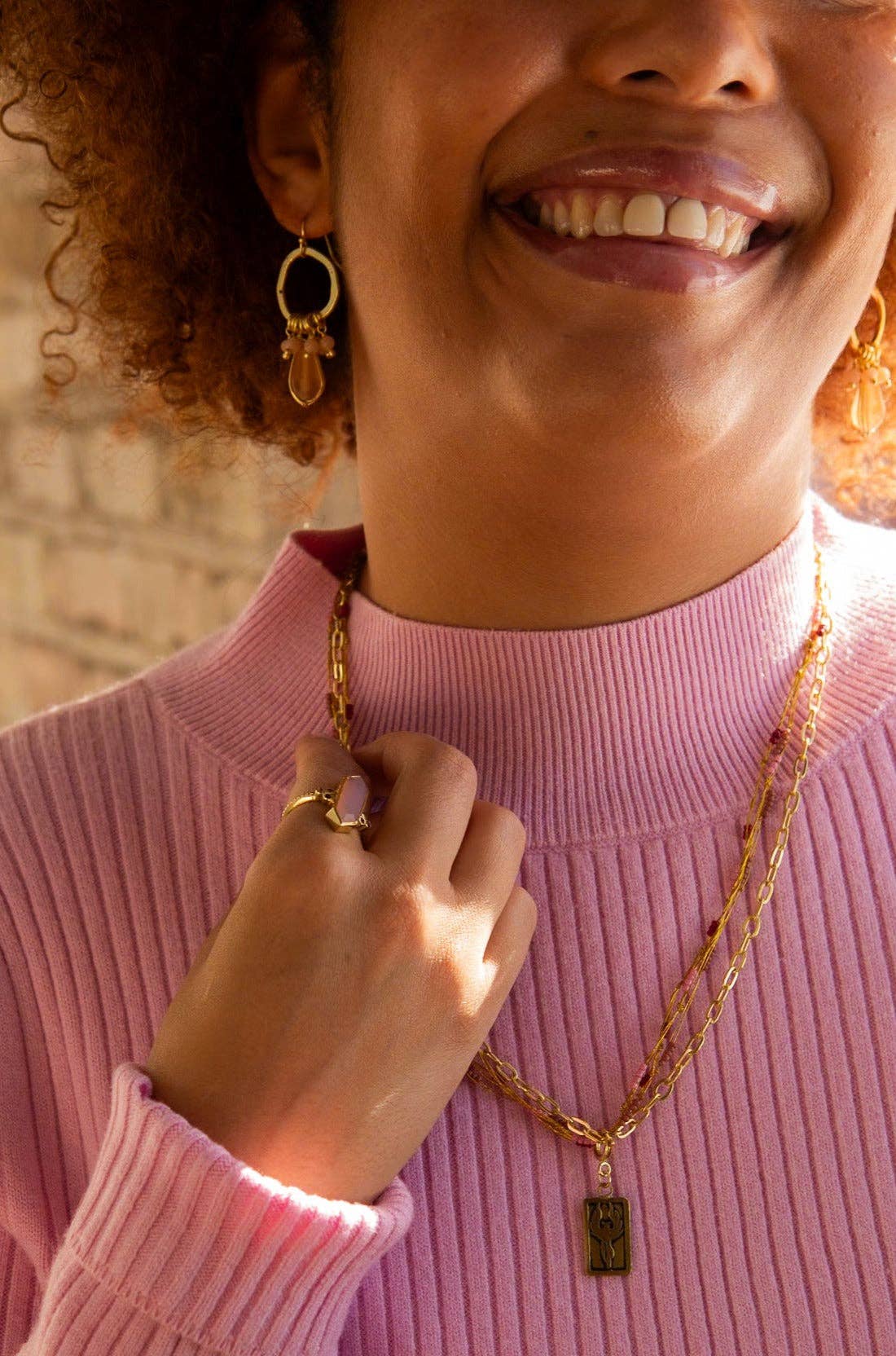 Fair Anita - Wholesale Cocktail/Statement Ring - Unconditional Love Adjustable Brass Ring1