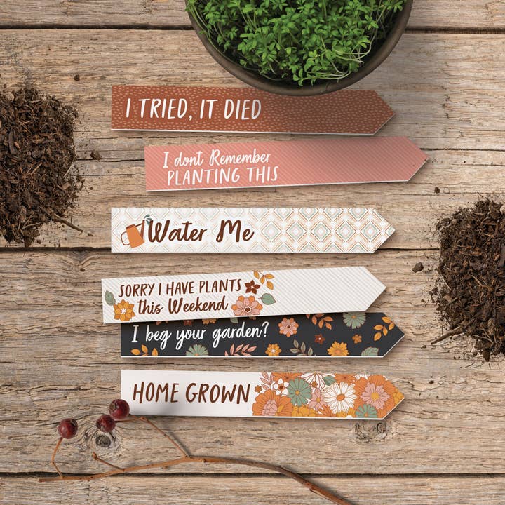 Humor Plant Garden Sign Set Lawn Stake for wholesale by P. Graham Dunn