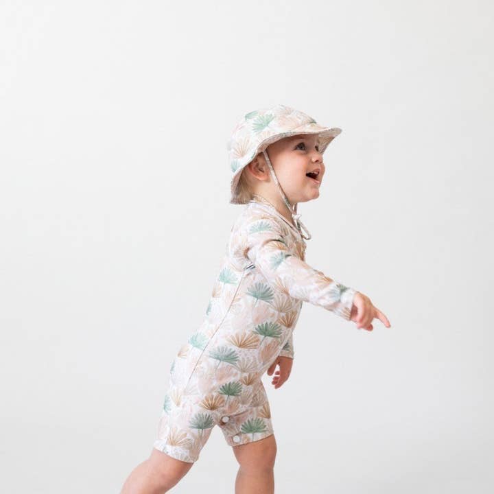 Bare and Boho – wholesale One-piece swimsuit – Baby – Protective Swim Onesie | Bucket Hat