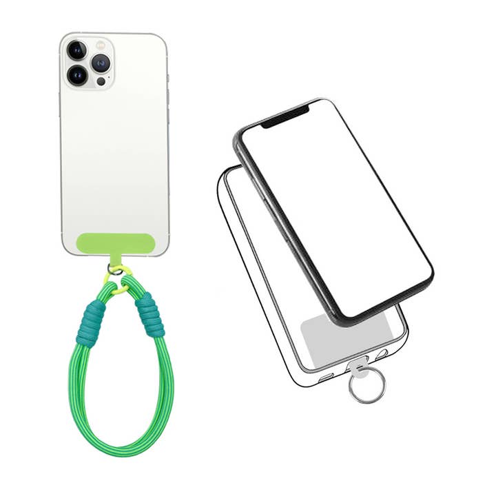 Sensibling Corp. - Wholesale Keychain - Women's - Candy Color Double Loop Phone Wrist Strap / Keychain