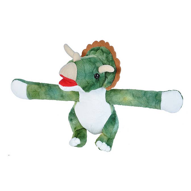 Huggers Triceratops Stuffed Animal 8" for wholesale by Wild Republic