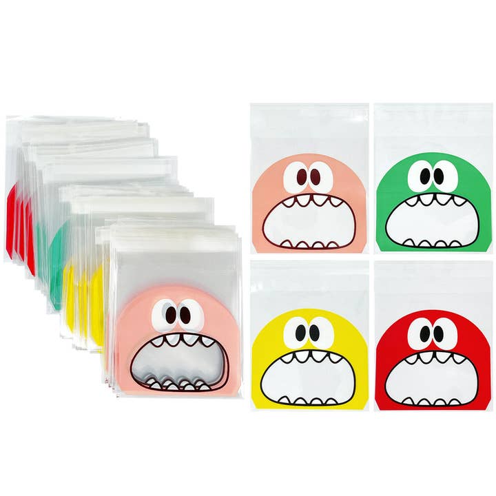 Wrapables.com - Wholesale Food Storage Wrap/Bag - Wrapables Transparent Self-Adhesive 4" x 4" Candy Cookie Bag37