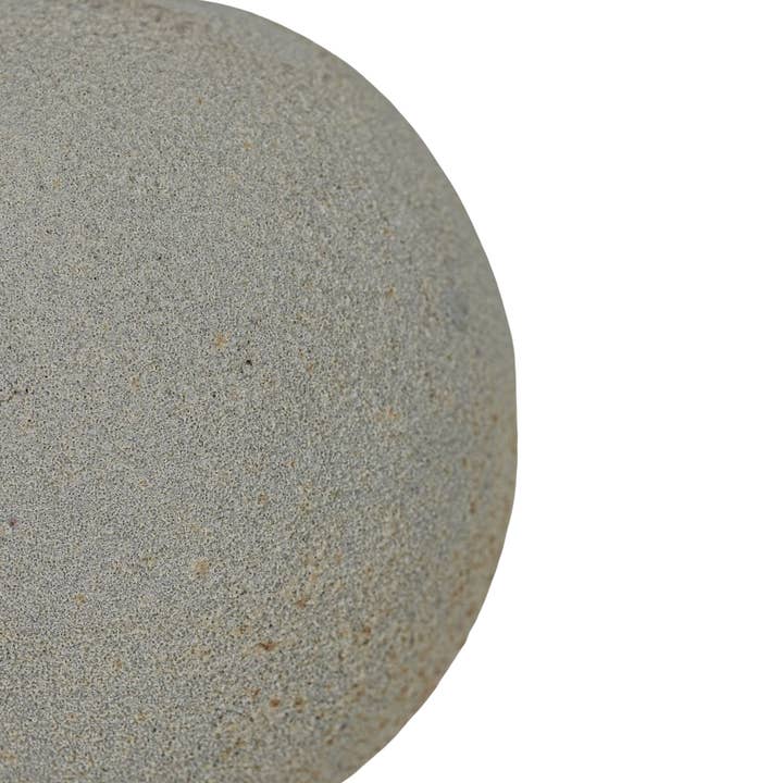 Foreside Home & Garden - Wholesale Decorative Tabletop Object - Trace Coastal Gray Textured Terracotta Deco Ball