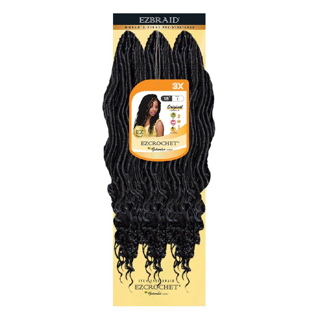 EZBRAID UK - Wholesale Hair Extensions - Bohemian LOCS 18" - 3X VALUE0
