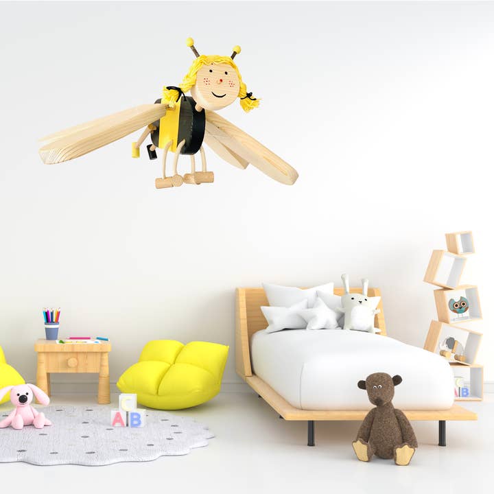 Mrozci – Großhandel Baby-Mobile – Fliegende Biene Baby Mädchen Kinderzimmer aus Holz Mobile