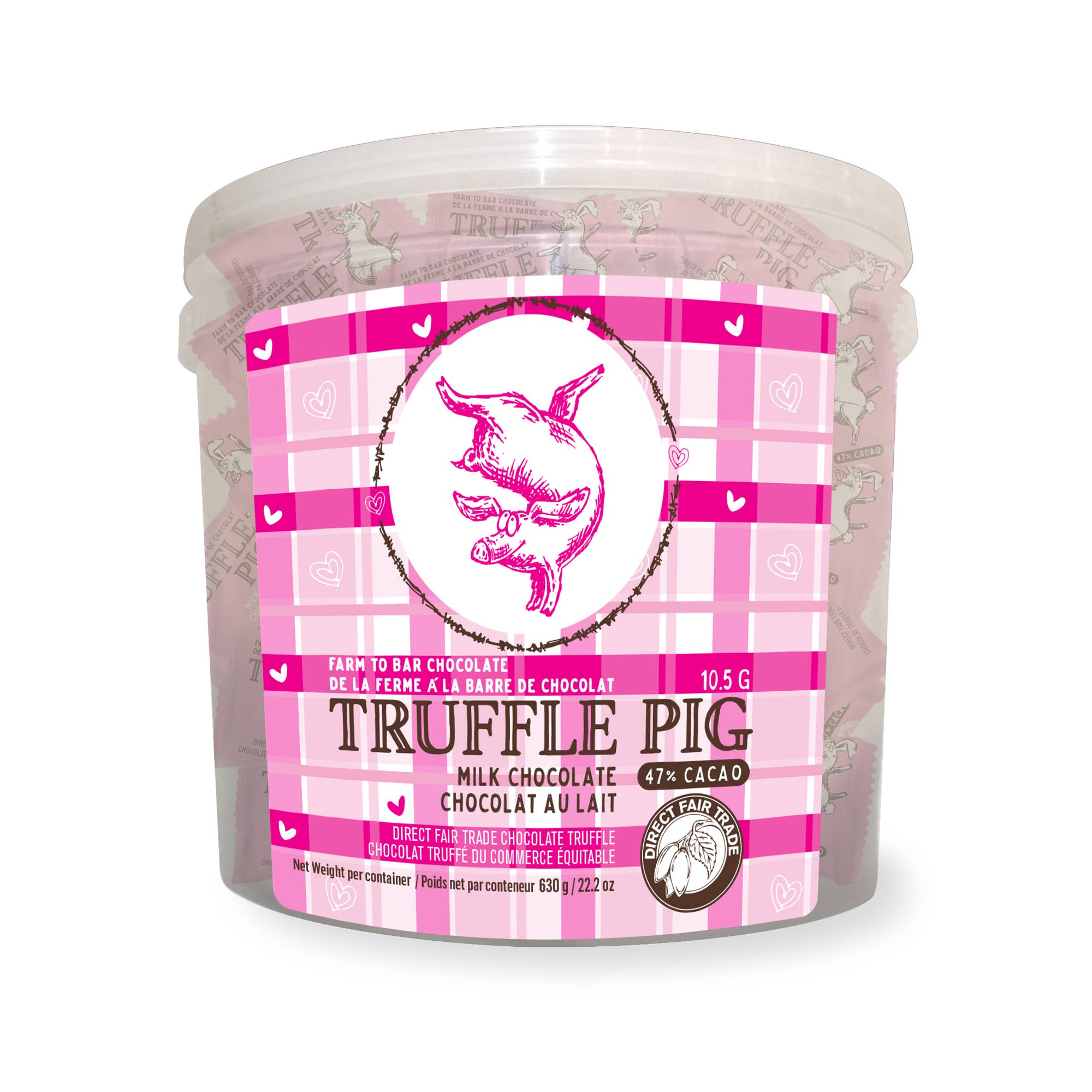 Truffle Pig - Vente Chocolat - Porcelets au chocolat au lait à 47 % de cacao