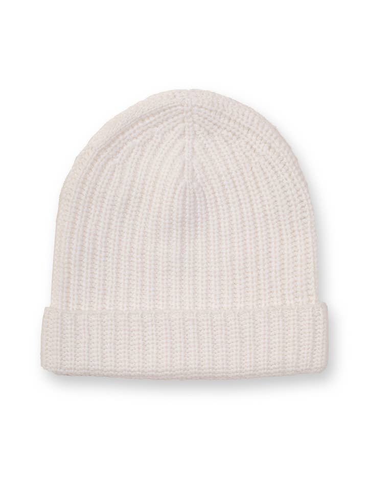 Cashmere Chunky Unisex Beanie | Tara Oriental for wholesale by OO-TO