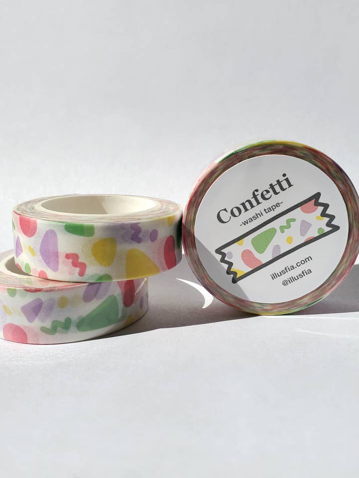 Confetti Washi Tape for wholesale by illusfia