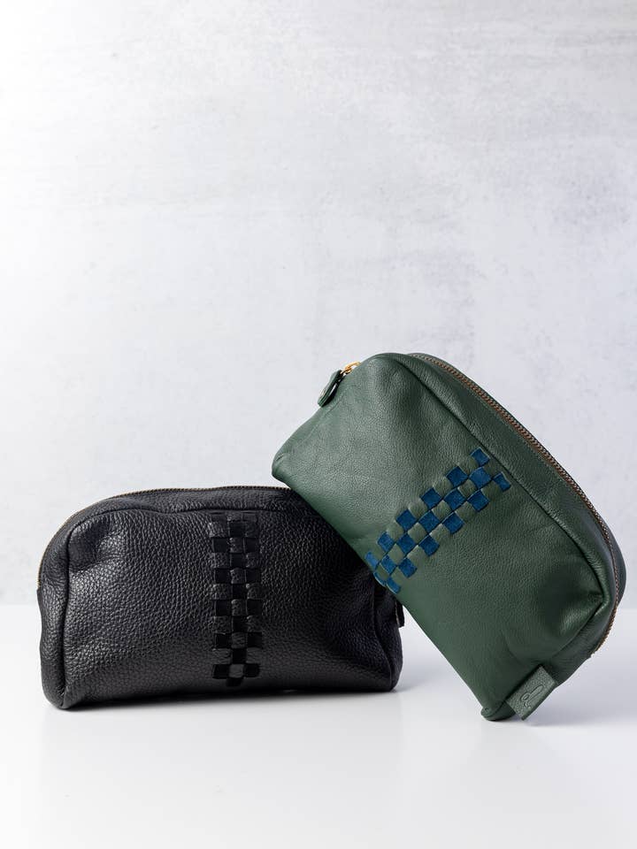 Handmade Leather Case with Gold-Plated Hardware-Suede for wholesale by DAPH