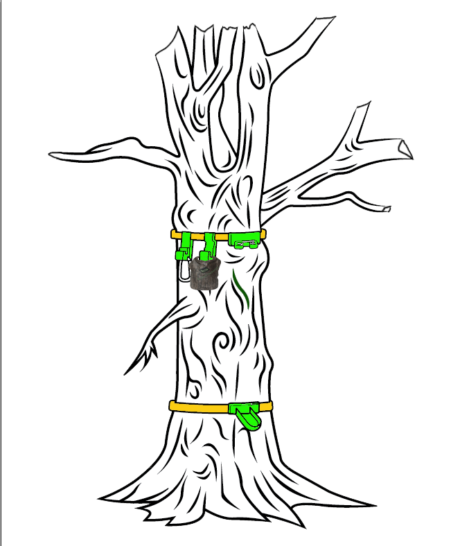 Get Ducked Waterfowl - Wholesale Sportieve accessoires - Trail & Timber™ BarkBite Gear Hook — Aanhanghaak voor rugzakken & uitrusting1