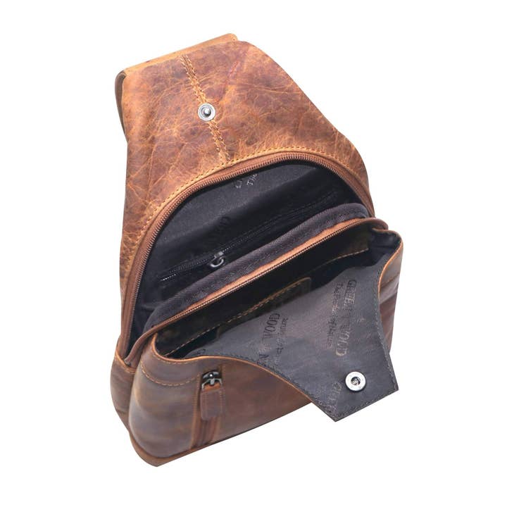 Greenwood - Wholesale Crossbody bag – Unisex - Tom chest bag men's leather sling bag women shoulder bag15
