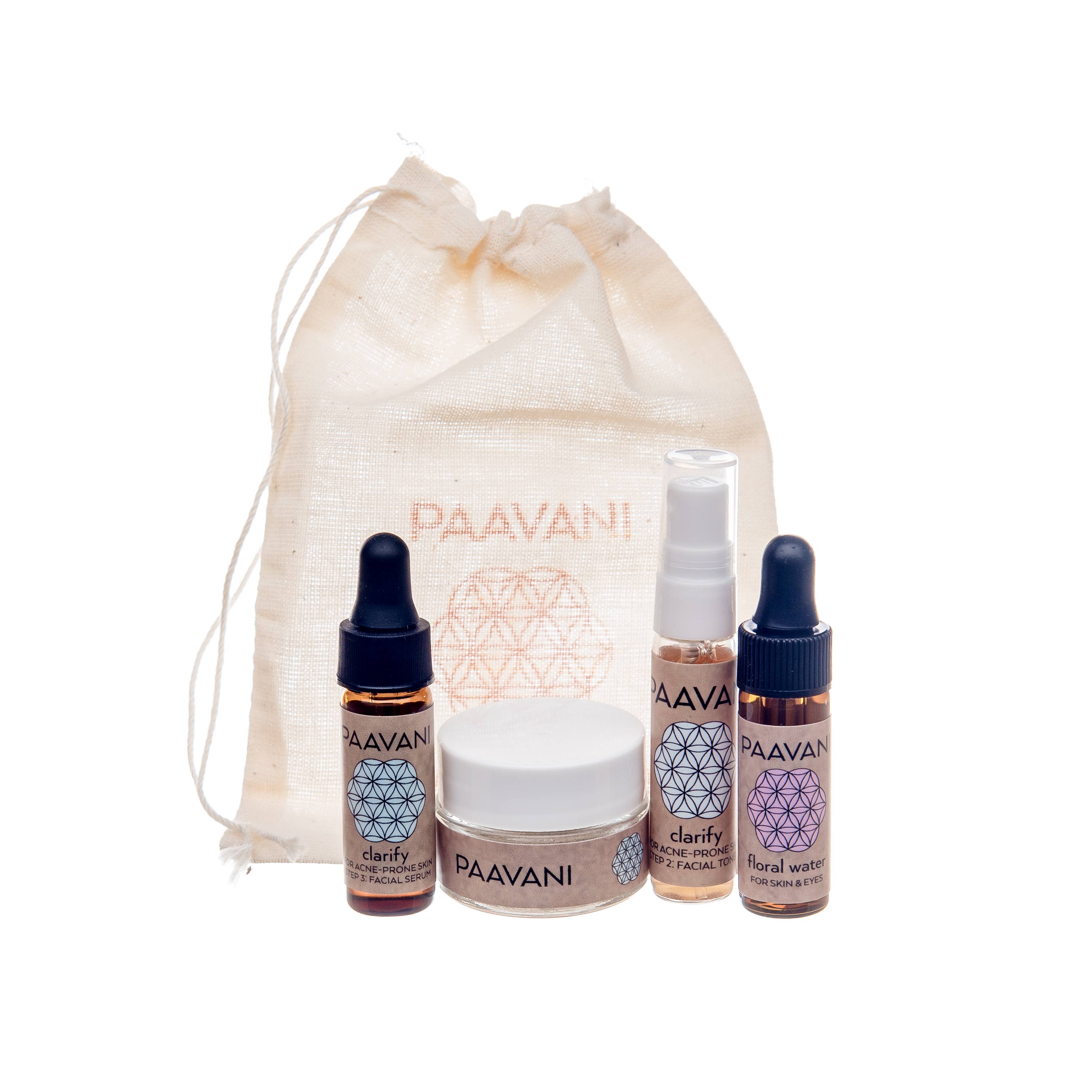 PAAVANI Ayurveda – wholesale Facial-care set/kit – Clarify Skincare Ritual – Detoxifying Ayurvedic Set 3