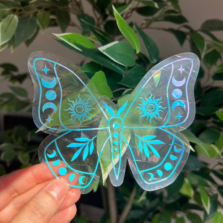 Thirty Three Prints – wholesale Solfångare – Himmelsfjäril, Rainbow Sun Catcher, Fönsterklammer 2