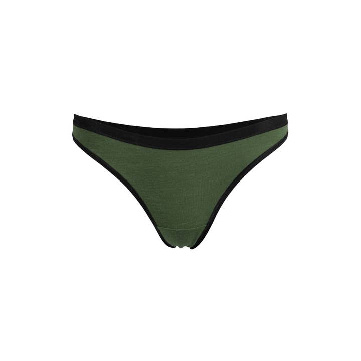 menique - Wholesale Underwear - Women's - Skin-Friendly Merino Wool Thong Underwear for Women