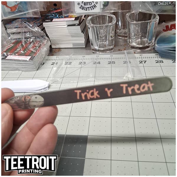 Teetroit Printing LLC - Wholesale Shot Glass - Horror Glass Nail File2