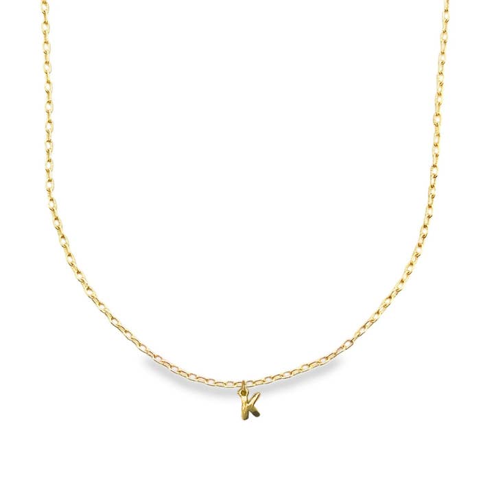 Camilla Limón - Wholesale Pendant/Charm Necklace - Tiny Initial Charm Personalized Gold-Filled Necklace9