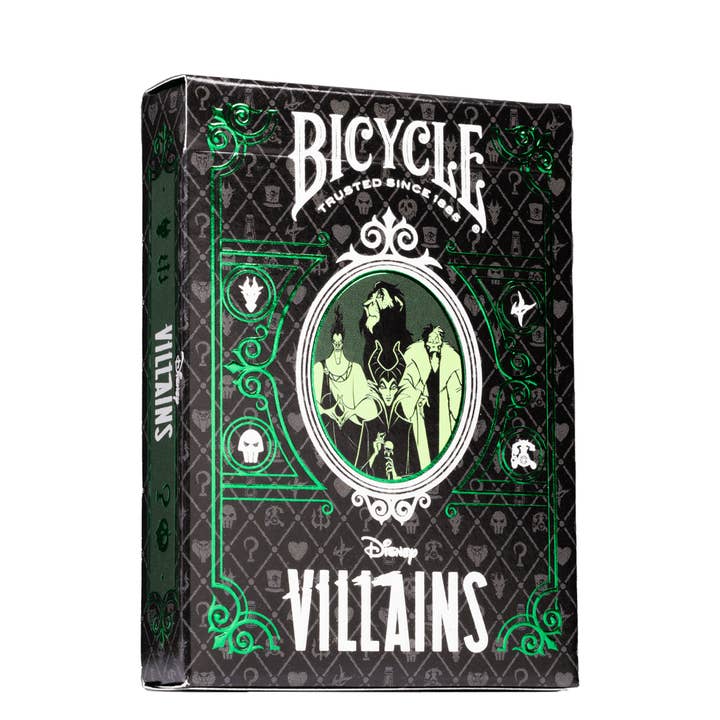 Cardshouse - Wholesale Playing Cards - Bicycle Disney Villains Green Playing Cards1