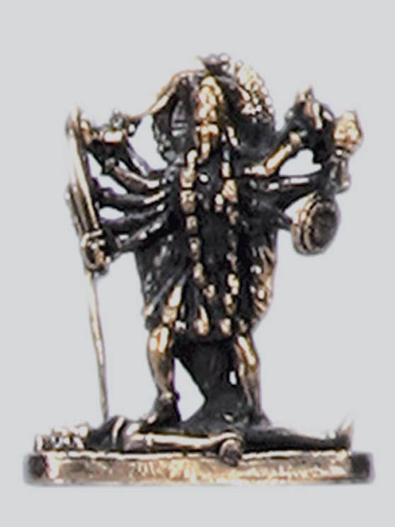 Kali 10 Arm Small Statue (S-13) for wholesale by Kathmandu Imports
