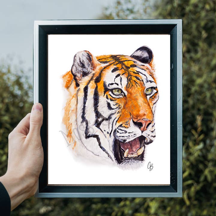 Collagedruk van Tiger- Clemson University voor wholesale door Moss & Marsh