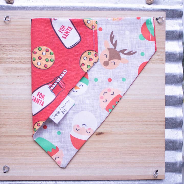 Santa's Crew Dog Bandana for wholesale by Simply Charming Pet