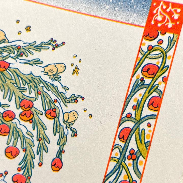 Natalie Andrewson - Wholesale Art Print - Chestnut Fairy Riso Print
